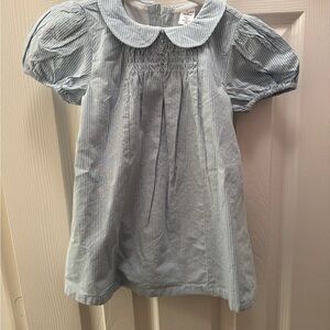 Nordstrom Blue Striped Baby Dress